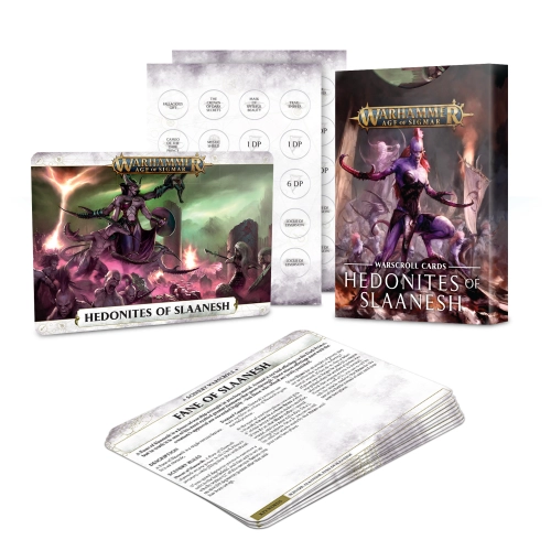 Cheap Warscroll Cards Hedonites of Slaanesh from Games Workshop