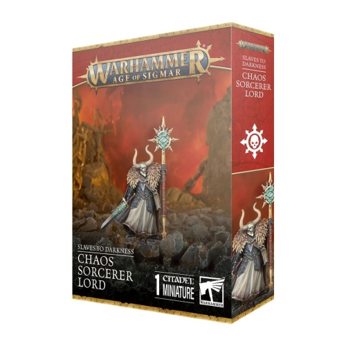 Cheap MIniature Slaves to Darkness Chaos Sorcerer Lord from Games Workshop