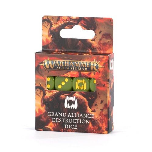 Cheap Grand Alliance Destruction Dice from Games Workshop