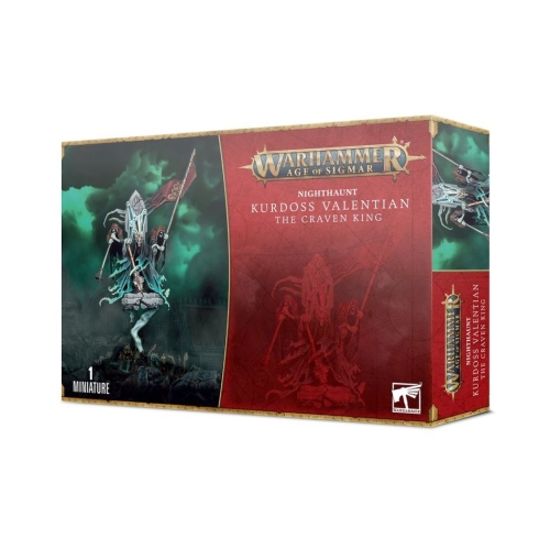 Cheap Miniature Nighthaunt Kurdoss Valentian, The Craven King from Games Workshop