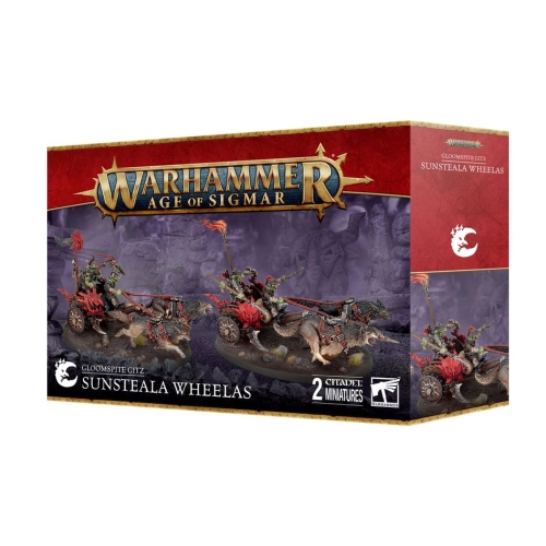 Cheap Miniatures Gloomspite Gitz Sunsteala Wheelas from Games Workshop