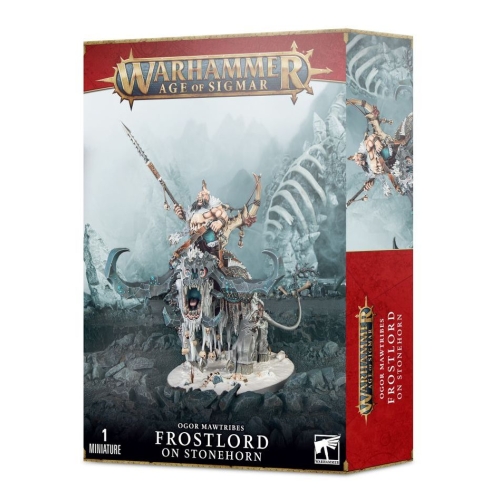 Age of Sigmar Ogor Mawtribes  - Frostlord on Stonehorn