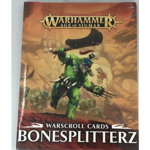 Cheap Warscroll Cards Bonesplitterz from Games Workshop