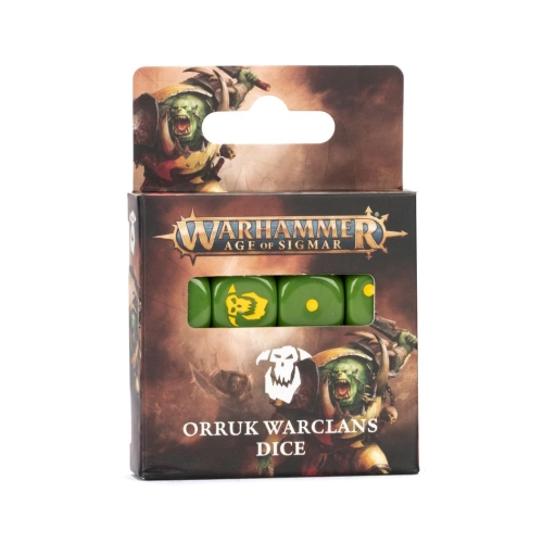 Cheap Orruk Warclans Dice Set from Games Workshop