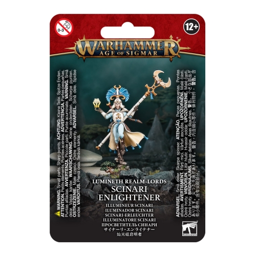 Cheap Miniature Lumineth Realm-lords Scinari Enlightener from Games Workshop