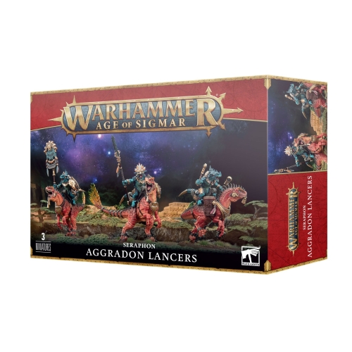 Cheap Miniatures Seraphon Aggradon Lancers from Games Workshop