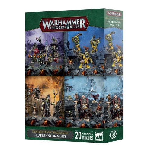 Cheap Miniatures Warhammer Underworld Destruction Warbands Brutes and Bandits from Games Workshop