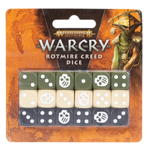 Warcry: Rotmire Creed Dice Set