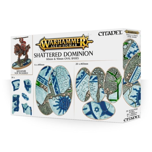 Cheap Bases Shattered Dominion 60 & 90mm Oval Bases from Games Workshop