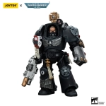 JOYTOY Iron Hands Captain in Terminator Armour Warhammer 40k Action Figure 1/18 20 cm