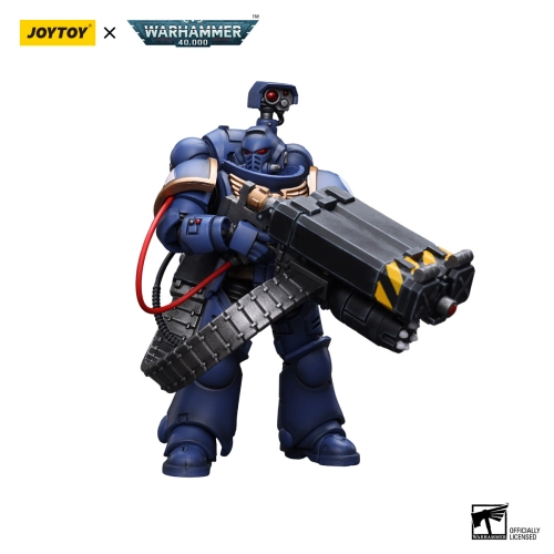 JOYTOY Ultramarines Desolation Marine with Castellan Launcher Superkrak 1/18 12 cm