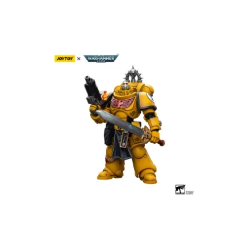 JOYTOY Imperial Fists Lieutenant with Power Sword Warhammer 40k 1/18 12 cm