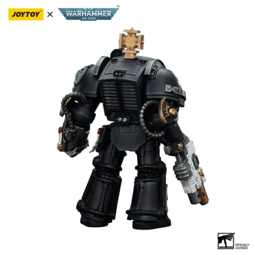 JOYTOY Iron Hands Captain in Terminator Armour Warhammer 40k Action Figure 1/18 20 cm