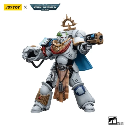 JOYTOY Space Marines White Consuls Captain Messinius Warhammer 40k 1/18 12 cm