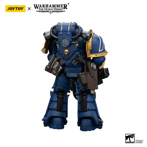 JOYTOY Ultramarines Legion MKIII Tactical Support Squad Legionary with Heavy Bolter Warhammer The Horus Heresy Action Figure 1/18 20 cm