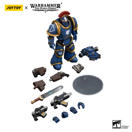 JOYTOY Ultramarines Legion MKIII Tactical Squad Sergeant with Power Sword Warhammer The Horus Heresy Action Figure 1/18 20 cm