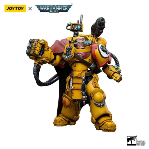 JOYTOY Warhammer 40k Action Figure 1/18 Imperial Fists Third Captain Tor Garadon 13 cm