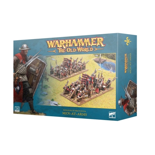 Cheap Miniatures Kingdom of Bretonnia Men-at-Arms from Games Workshop