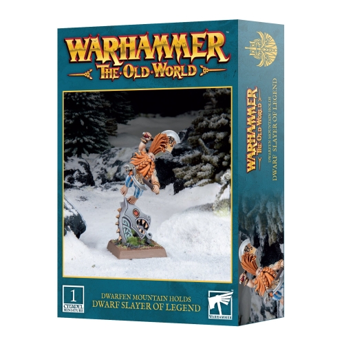 Cheap Miniature Dwarfen Mountain Holds Dwarf Slayer of Legend from Games Workshop