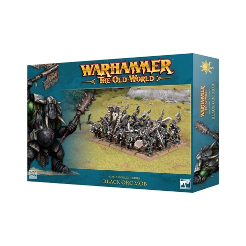 Cheap Minaitures Orc & Goblin Tribes Black Orc Mob from Games Workshop