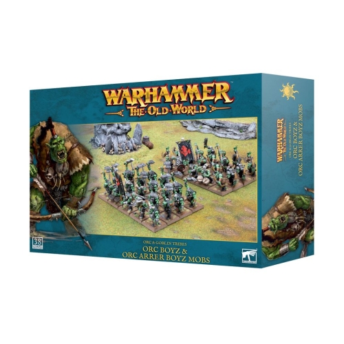 Cheap Miniatures The Old World Orc & Goblin Tribes Orc Boyz & Orc Arrer Boyz Mobs from Games Workshop