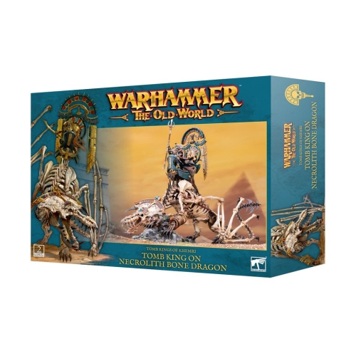 Cheap Miniature Tomb Kings of Khemri Tomb King/Liche Priest on Necrolith Bone Dragon from Games Workshop