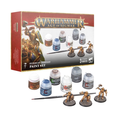 Cheap Miniatures Stormcast Eternals Paints Set from Games Workshop