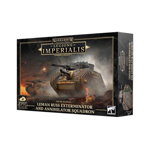 Cheap Miniatures Legions Imperialis Leman Russ Exterminator and Annihilator Squadron from Games Workshop