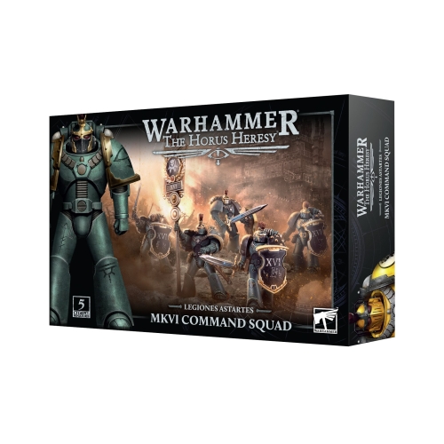 Warhammer Horus Heresy: MKVI Legion Command Squad miniatures