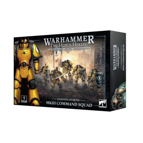 Warhammer Horus Heresy: MKIII Legion Command Squad miniatures