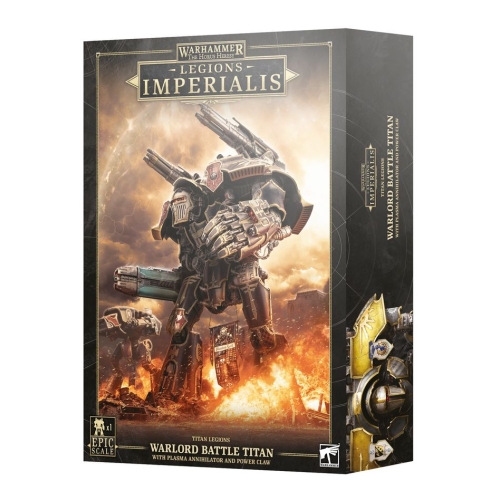 Cheap Miniature Legions Imperialis: Warlord Titan with Power Claw and Plasma Annihilator from Games Workshop