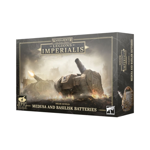 Cheap Miniatures Legiones Imperialis Medusa And Basilisk Batteries from Games Workshop