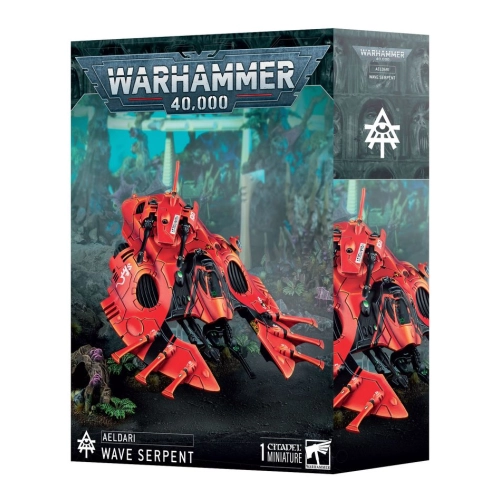 Cheap Miniature Warhammer 40k Aeldari Wave Serpent/Falcon from Games Workshop