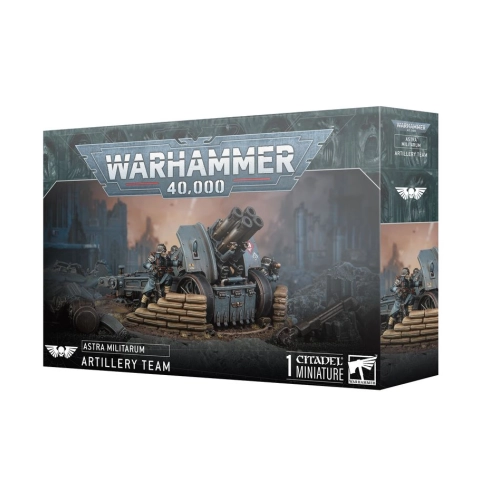 Cheap Miniature Astra Militarum Artillery Team from Games Workshop