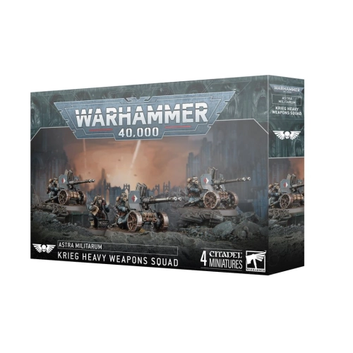 Cheap Miniatures Astra Militarum Krieg Heavy Weapons Squad from Games Workshop