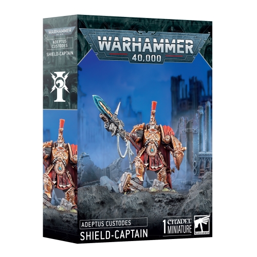 Cheap Miniature Adeptus Custodes Shield-Captain from Games Workshop