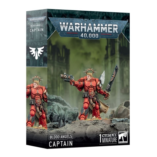 Cheap Miniature Blood Angels Captain from Games Workshop