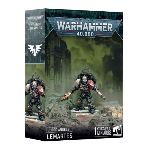 Cheap Miniature Blood Angels Lemartes from Games Workshop