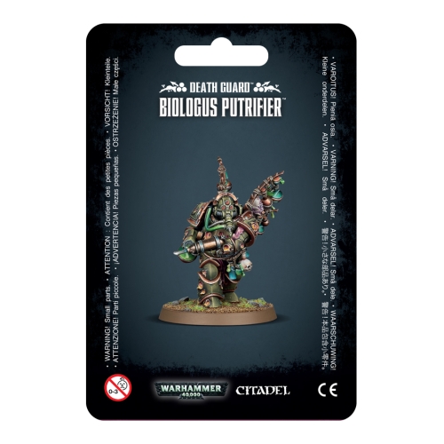 Cheap Miniature Death Guard Biologus Putrifier from Games Workshop