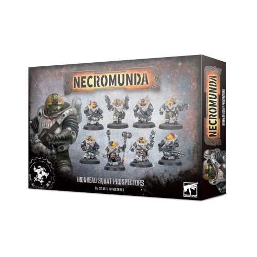 Cheap Miniatures Necromunda Ironhead Squat Prospectors Gang from Games Workshop