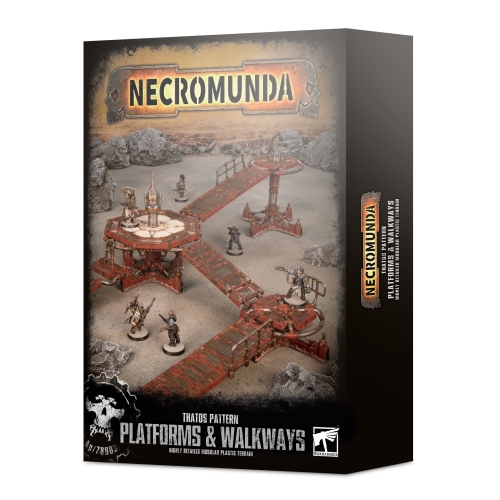 Cheap Scenery Necromunda Thatos Pattern Platforms & Walkways from Games Workshop