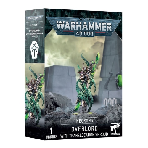 Cheap Miniature Necrons Overlord with Translocation Shroud from Games Workshop