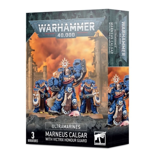 Cheap Miniature Marneus Calgar with Victrix Honour Guard from Games Workshop