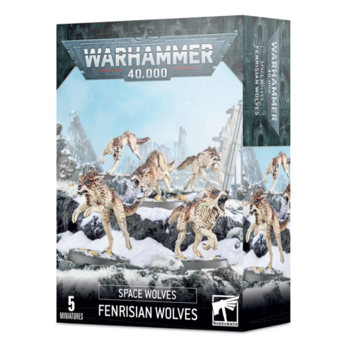 Cheap Miniatures Space Wolves Grey Hunters from Games Workshop