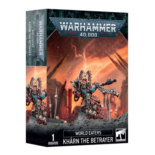 Cheap Miniature World Eaters Khârn the Betrayer from Games Workshop