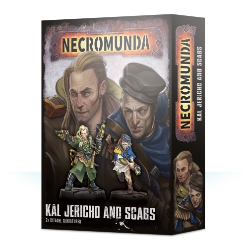 Cheap Miniatures Necromunda Kal Jericho and Scabs from Games Workshop