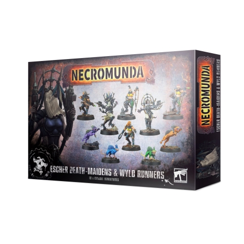 Cheap Miniatures Necromunda Escher Death-maidens and Wyld Runners from Games Workshop