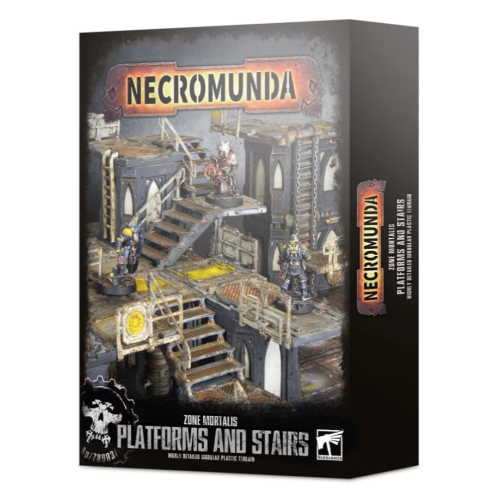 Cheap Scenery Necromunda Zone Mortalis Platforms and Stairs from Games Workshop